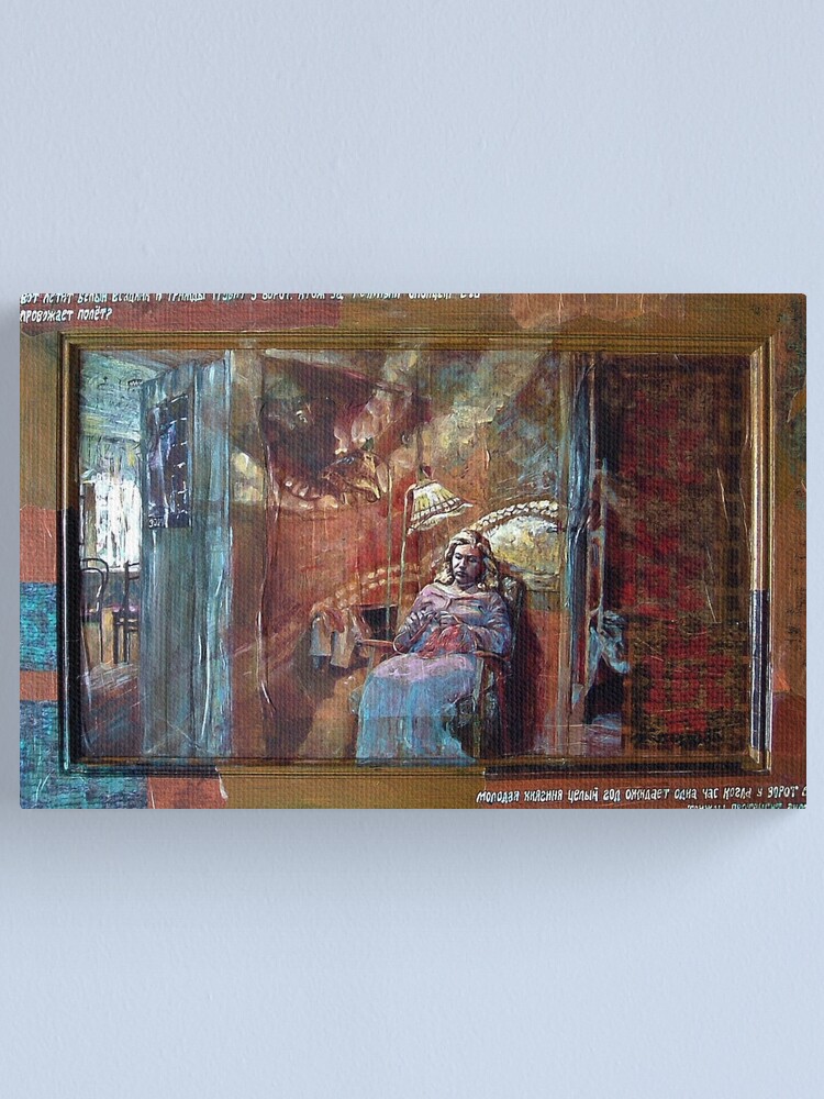 Alternate view of Premonition of Winter Canvas Print