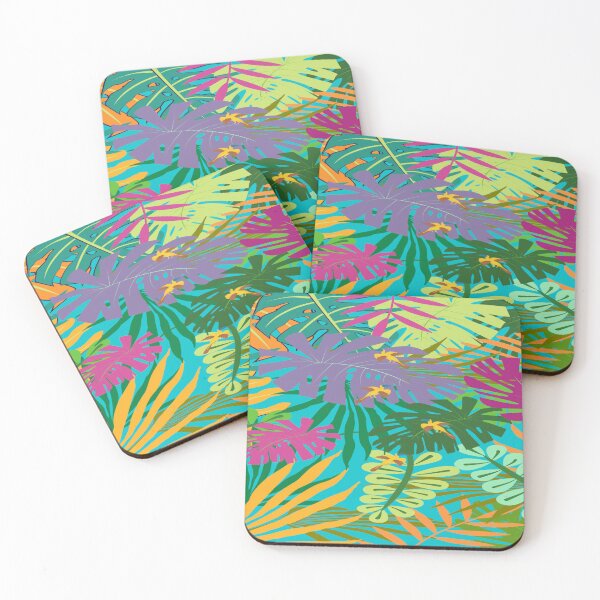 Item preview, Jungle leaves color collage designed and sold by calibrit.
