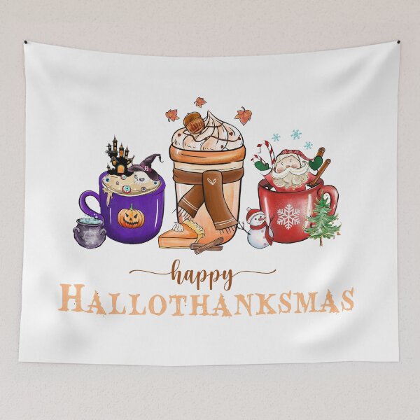 Item preview, Happy Hallothanksmas designed and sold by IM Hunter.