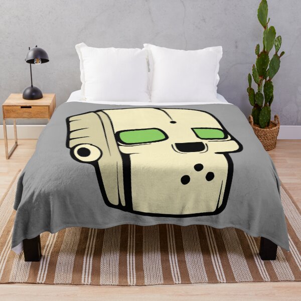 Item preview, Green-eyed robot head designed and sold by Basst64.