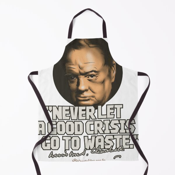 Item preview, Churchill quote about crises designed and sold by Spassprediger.