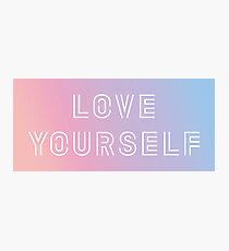 BTS LOVE YOURSELF PASTEL Photographic Print