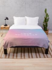 BTS LOVE YOURSELF PASTEL Throw Blanket