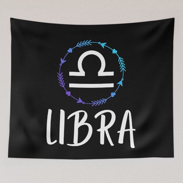 Item preview, Libra Zodiac Sign Arrow Border designed and sold by Hellofriendco.