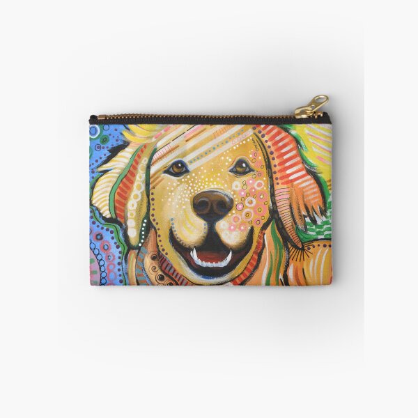 Item preview, Original Modern Golden Retriever dog art painting / Max designed and sold by AmyGiacomelli.