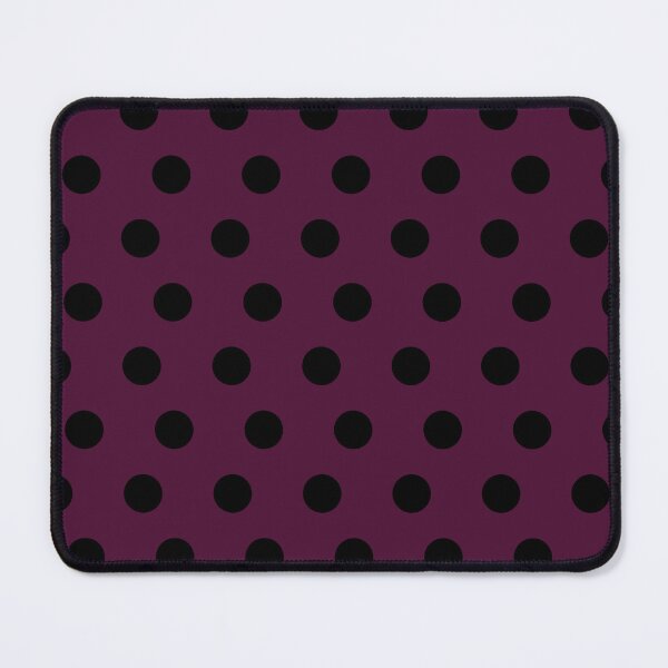Item preview, Classic Polka Dot_Black Chic Violet Dark Purple Strong Purple Fuchsia designed and sold by mimihuang creations.