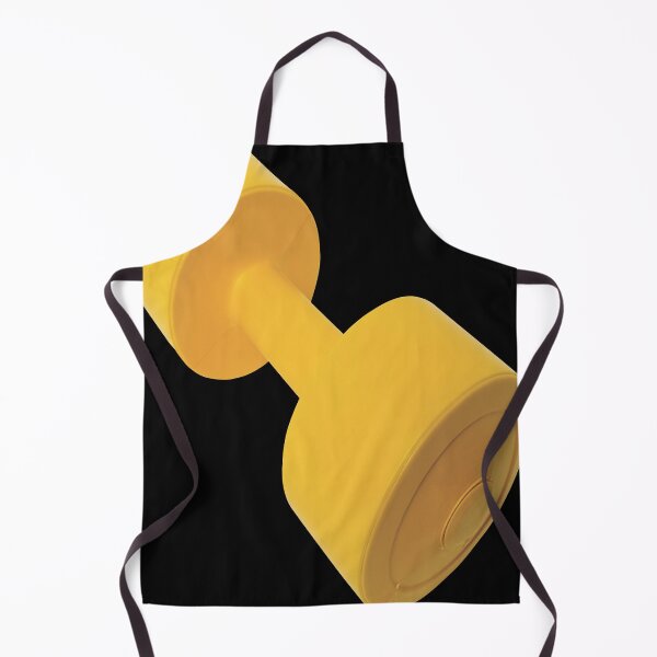 Item preview, Barbell Sports equipment Physical fitness, Yellow dumbbell designed and sold by AUDREZENBERGER.