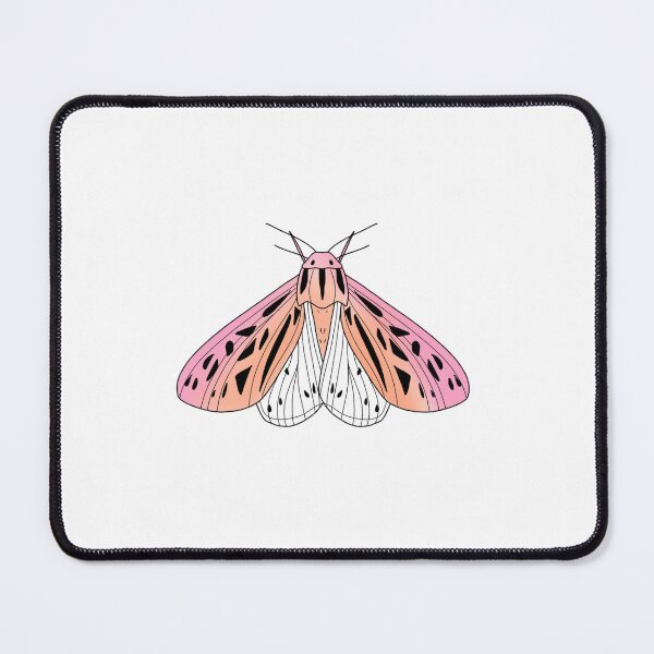 Item preview, Dusty pink moth with spread wings cute gift designed and sold by AnanasArt.