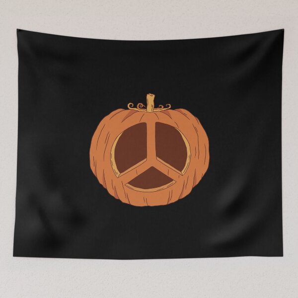 Item preview, Halloween pumpkin peace sign designed and sold by DerSenat.