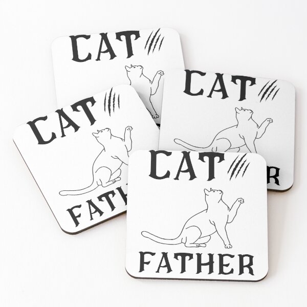 Item preview, cat father designed and sold by Inspirely.