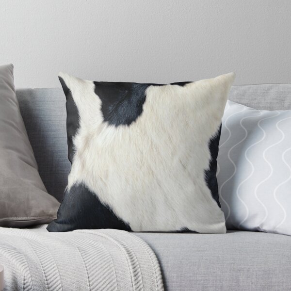 Faux 2024 cowhide cushions