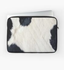 Cowhide Black and white Laptop Sleeve