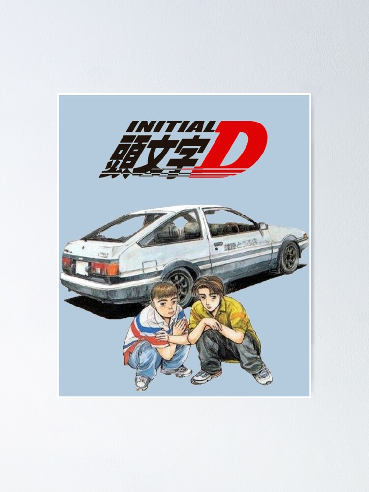 "Initial D Takumi and Itsuki" Poster for Sale by MaximusKova | Redbubble
