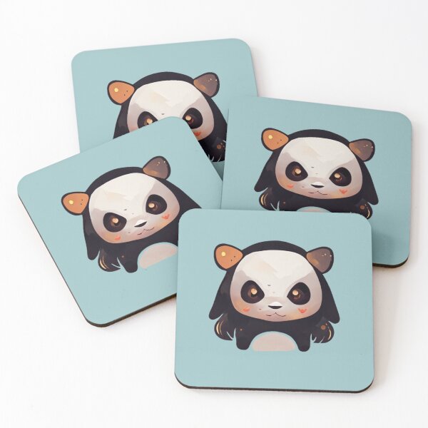 Item preview, Long hair cute nun panda designed and sold by JacinLeffler.