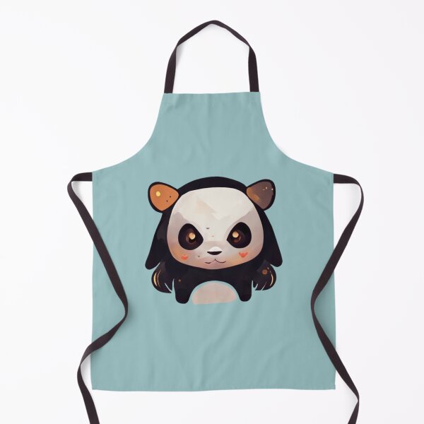 Item preview, Long hair cute nun panda designed and sold by JacinLeffler.
