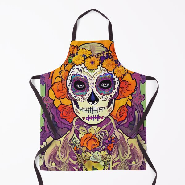 Item preview, Day of the Dead (Día de Muertos) Sugar Skull vii designed and sold by H3rron-Arts.