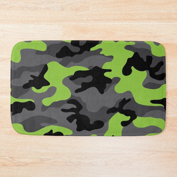 Item preview, Dark Camouflage - Lime Green designed and sold by Rainbows Galore.