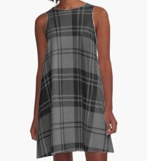 Grey Flannel A-Line Dress