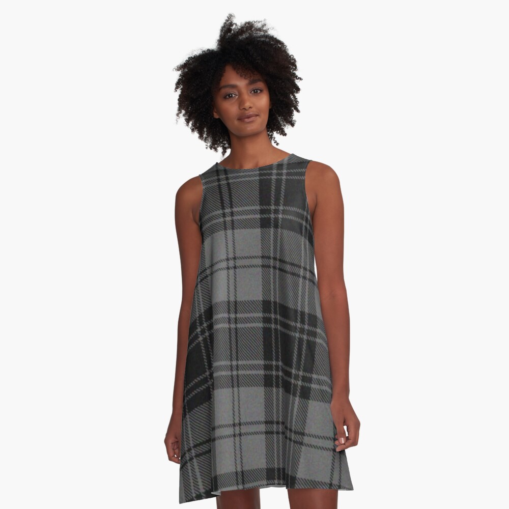 grey flannel dress