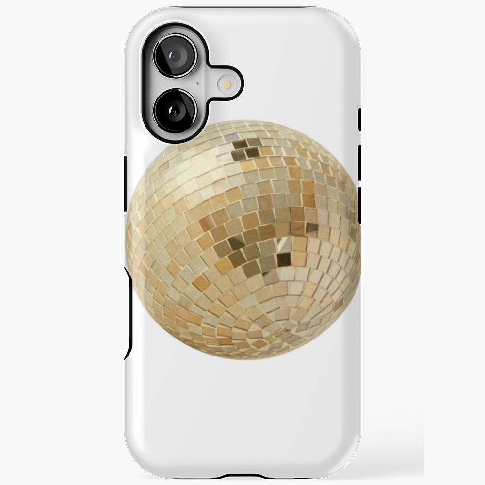 "golden disco ball" Sticker for Sale by TopTea | Redbubble