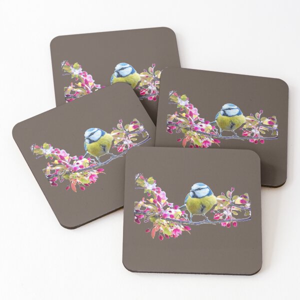 Item preview, Eurasian Blue Tit, A Chickadee, A Blue Tit Bird, Tweeti Birds in Summer  designed and sold by DiensDesign.