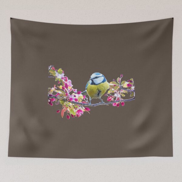 Item preview, Eurasian Blue Tit, A Chickadee, A Blue Tit Bird, Tweeti Birds in Summer  designed and sold by DiensDesign.