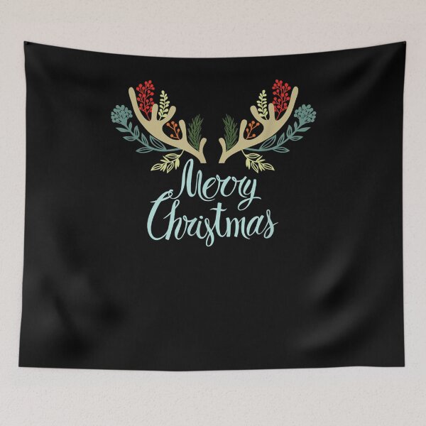 Item preview, Merry Christmas Deer Antler designed and sold by KoryBechtelar.