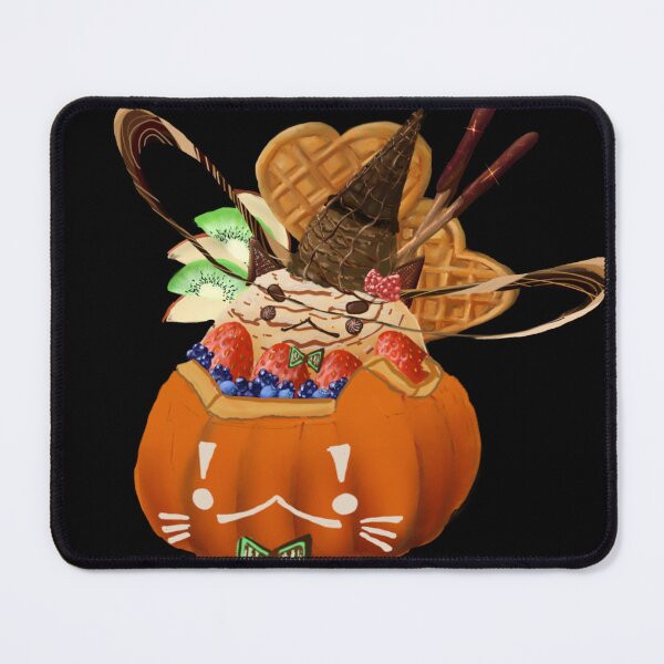 Item preview, Halloween cat pumpkin ice cream foodimal- kawaii designed and sold by MissIshiEun.