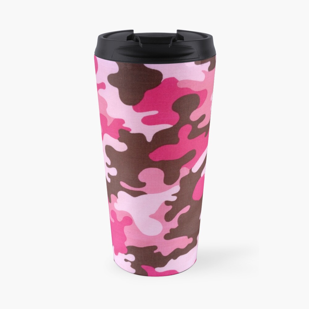 "Pink Camo" Travel Coffee Mug for Sale by Gypsykiss Redbubble