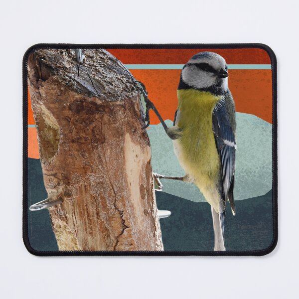 Item preview, Eurasian Blue Tit, A Chickadee, A Blue Tit Bird, Tweeti Birds in the Winter designed and sold by DiensDesign.