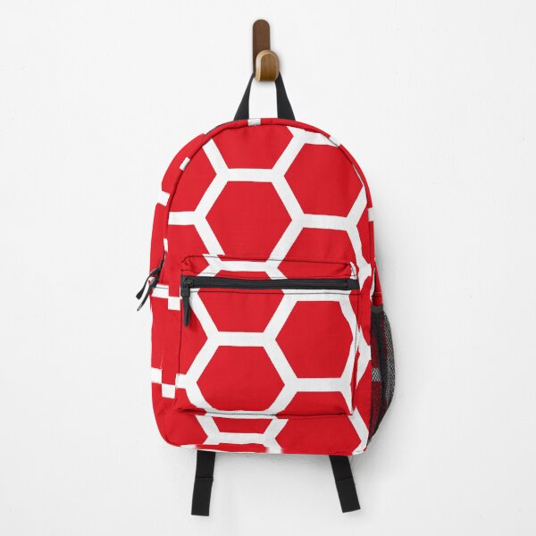 Item preview, Red White Bee Honeycomb Pattern Design designed and sold by Summer-Winter.
