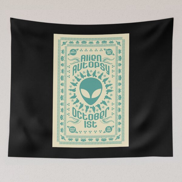 Item preview, Alien Autopsy october ist Poster Art vintage designed and sold by AUDREZENBERGER.