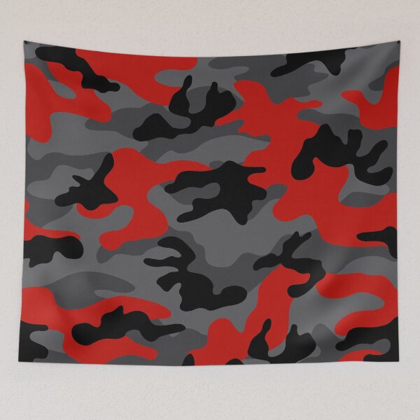 Item preview, Dark Camouflage - Red designed and sold by Rainbows Galore.