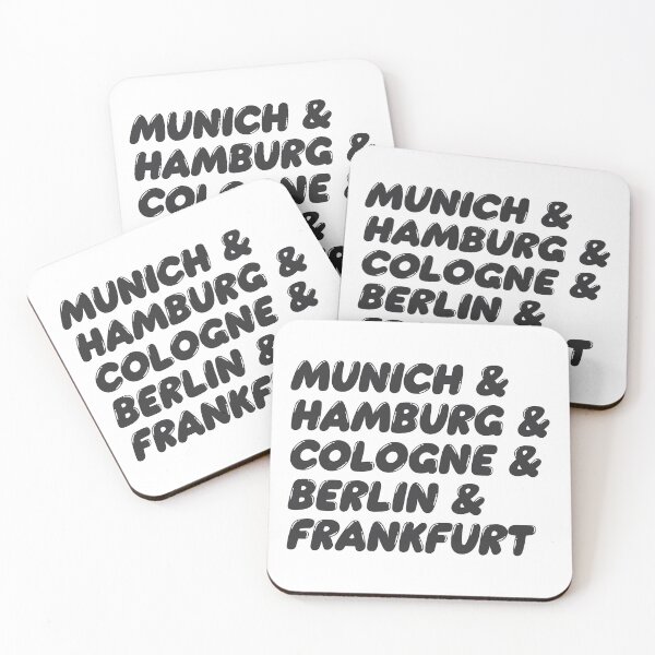 Item preview, Germany Cities, Munich, Hamburg, Cologne, Berlin, & Frankfurt designed and sold by TonySpencer.