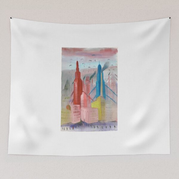 Item preview, Paratroopers over the city designed and sold by Diego Manuel Rodriguez.
