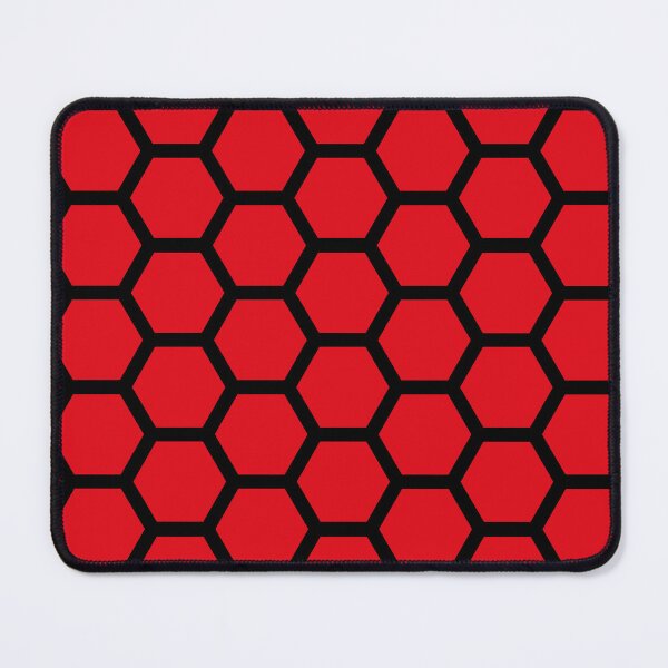 Item preview, Red Black Bee Honeycomb Pattern Design designed and sold by Summer-Winter.