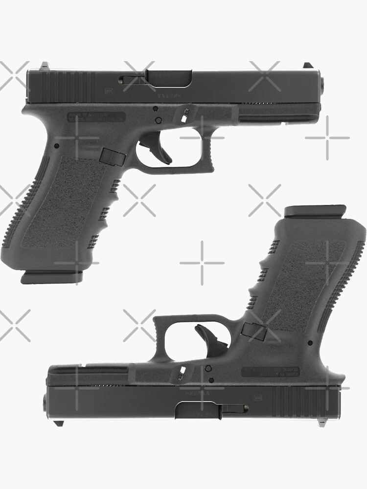"Glock Sticker Pack / Sticker Set (Colored Version)" Sticker for Sale by BattleMtnArmory Redbubble