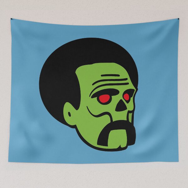 Item preview, Disco zombie with an afro and a big mustache designed and sold by Basst64.