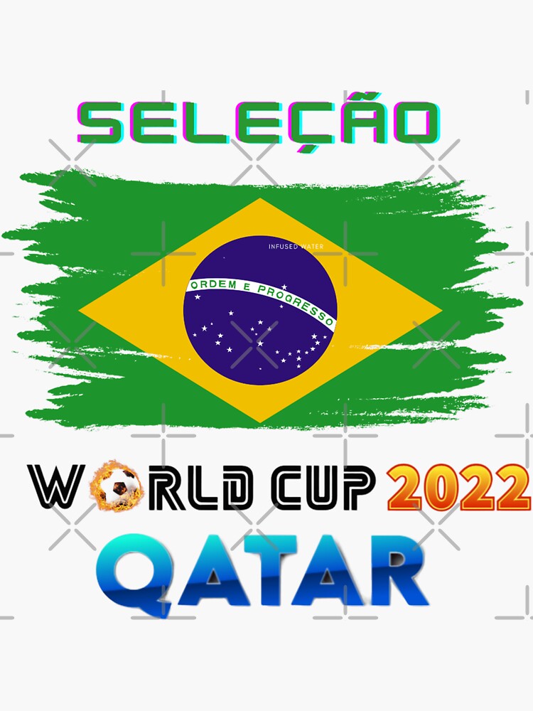 World Cup 2022 Brazil Sticker For Sale By Donlmartino Redbubble