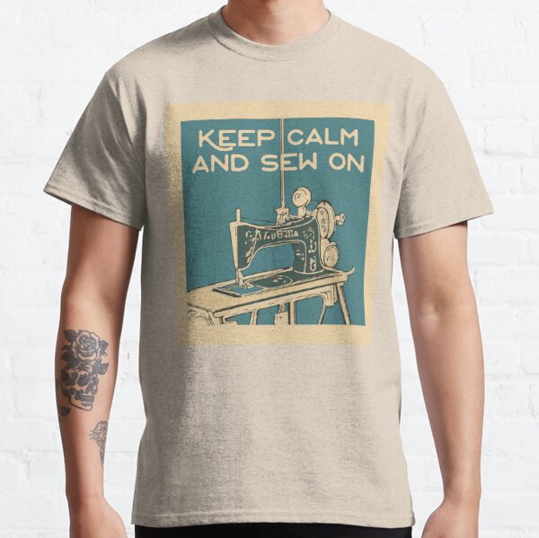 Vintage Sewing Machine T-shirt (Pink)