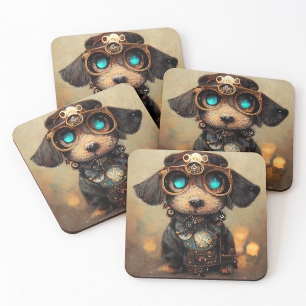 Item preview, Steampunk Dog designed and sold by AM FineArtPrints.