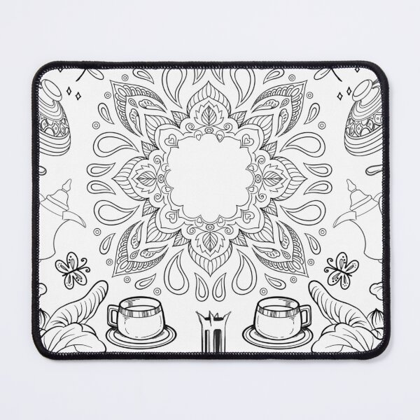 Item preview, Floral kitchen pattern doodle designed and sold by Ibaa Al Rawahi.