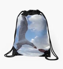 Majestic Seagull | The Chocolate Robbery Drawstring Bag
