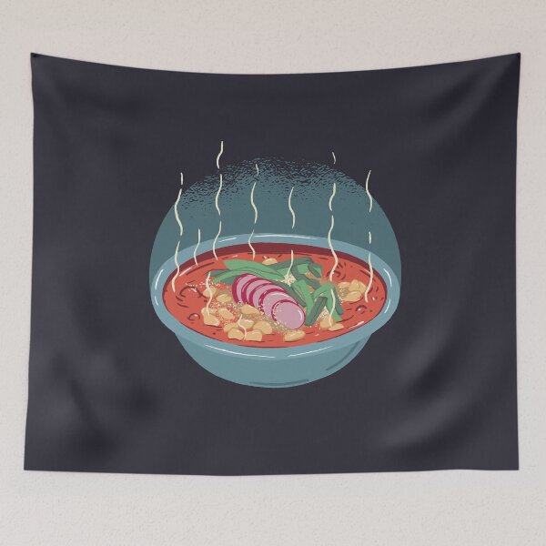 Item preview, Mexican stew, pozole designed and sold by DerSenat.