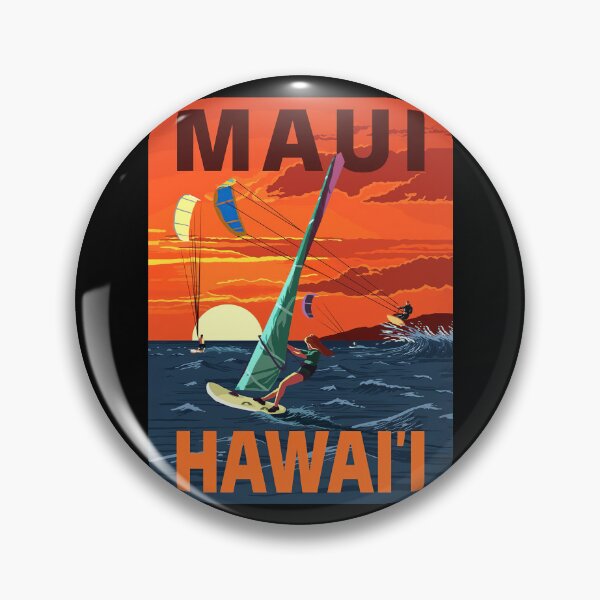 Item preview, Maui Hawaii Windsurfers Scene at Sunset designed and sold by kuenzisedtalz10.