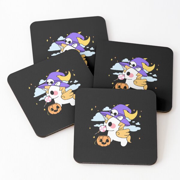Item preview, Cute Kawaii Unicorn Halloween #1 designed and sold by Annisa Yuwanda.