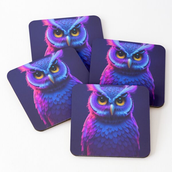 Item preview, Bioluminescent Owl designed and sold by Crea-Artopia.