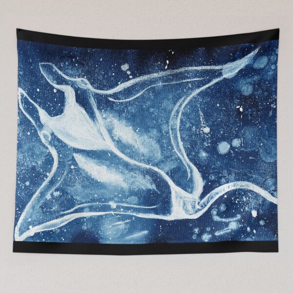 Item preview, Cosmic Ray (Navy) designed and sold by PaintedPuffer.