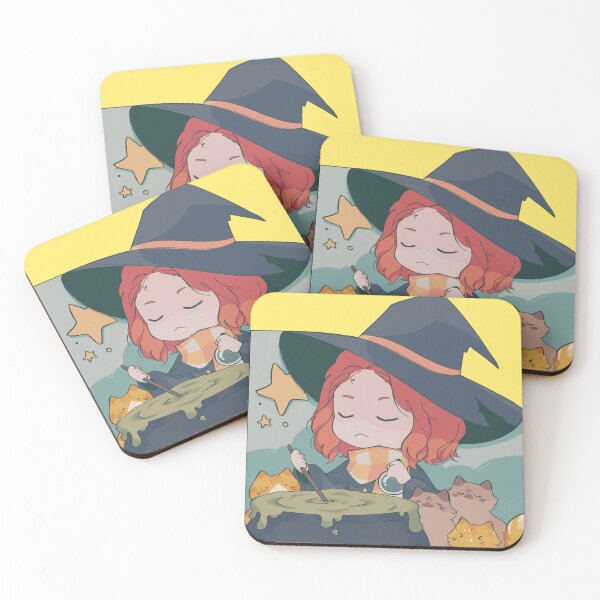 Item preview, Halloween Collection - The Witch and her Catssistants designed and sold by TheFatCatShop.