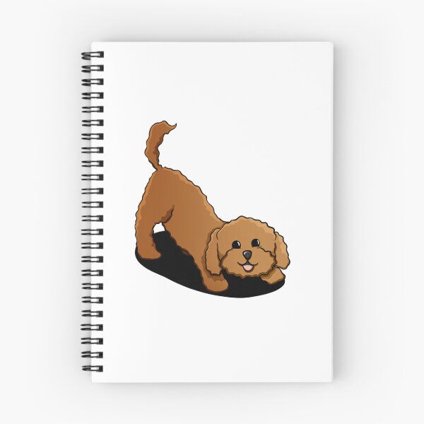 Item preview, Cute Red Cockapoo Puppy Illustration - Cavapoo Cavoodle designed and sold by Rory's Cards :) .